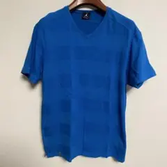 Jordan Brand ジャンプマン Vネック Tシャツ ブルー Lのサムネイル