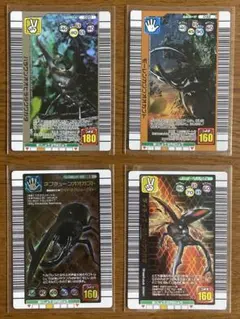 ムシキングカード　4枚セット