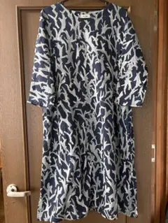 プランテーション Plantation 日本製 総柄 チュニック・ワンピース プランテーション Plantation 日本製 総柄 チュニック