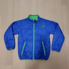 THE NORTH FACE ダウンコート 青/緑　　リバーシブル　130