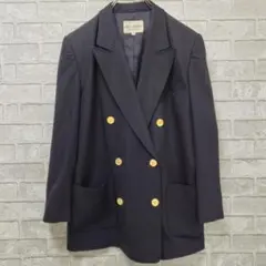 未使用品✨23AW】ダブスタ ストレッチショートジャケット 紺ブレ 金