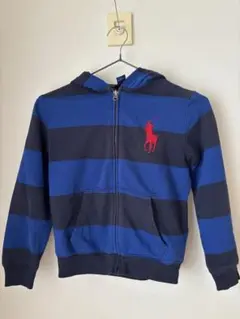 Polo Ralph Lauren ストライプパーカー サイズ7 130