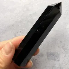 【漆黒！虹入り！最強魔除け】天然石　モリオン　ポイント