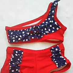 新品★子供ビキニ120㎝★インポート水着