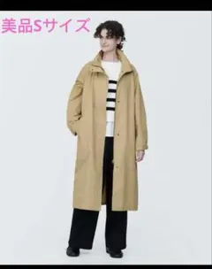 スタンドカラーコート トレンチコート