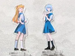 エヴァンゲリオン　綾波レイ　アスカ　ココイチ　アクリルスタンド　ジャンク品