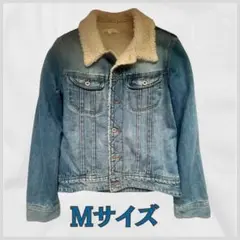 【即日発送】デニムジャケット　モコモコ　アウター　Mサイズ
