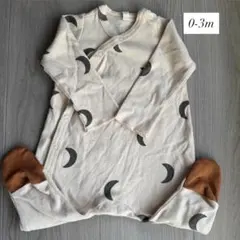 organic zoo オーガニックズー　ロンパース　0-3m ミッドナイト