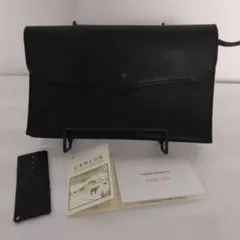 【hawk company　本革長財布　ブラック　未使用　ノートおまけ付き