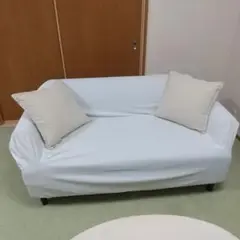 2人掛け用ソファカバー オフホワイト