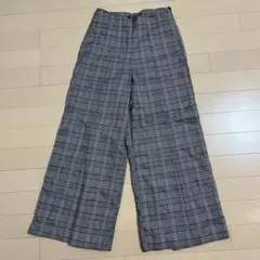 ワイドパンツ 柄