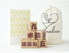 Mocalica 月齢フォト　木製ブロックセット