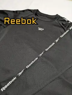 〔美品〕リーボック ロングTシャツ L M 黒 薄手 長袖 メンズ ストリートのサムネイル