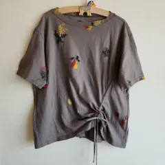 美品✨センソユニコ イオコムイオ プルオーバー ボタニカル刺繍 2024SS