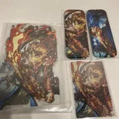 鬼滅の刃　無限列車編　五周年記念　WEBSHOPくじ　アクスタ　カード　缶バッジ