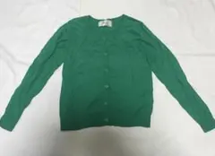 ★プロフ必読★Pageboy カーディガン　グリーン　ゴールドボタン