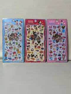 【正規品】ミッキーマウス・プチドロップステッカー【3種セット】