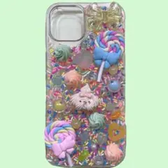 iPhone15ケース　スマホケース　デコ電