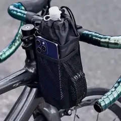 自転車用 ハンドルバーバッグ ボトルケージ 多機能ポーチ ボトルホルダー 防水のサムネイル