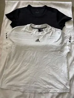 【adidas】値下げ！アディダス半袖T2枚セット ホワイト&ブラック