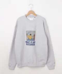 what it isn't ロゴスウェット M