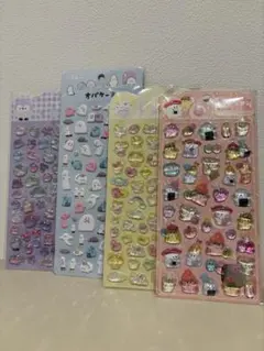 ボンボンドロップシール　オバケーヌ　寿司おにぎりイルカクラゲ