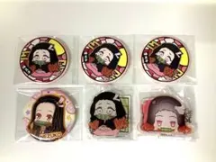 鬼滅の刃　竈門禰豆子　缶バッジ　アクリルキーホルダー