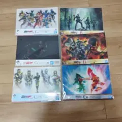 仮面ライダー 50周年記念 ビジュアルシート 6枚セット