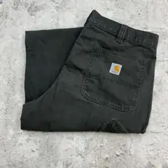 Carhartt　ダックパンツ　ワークパンツ　古着　スミクロ　W38