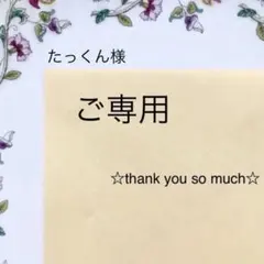 【たっくん様ご専用】