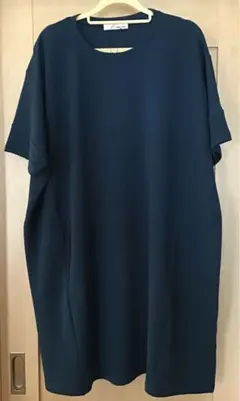 SHOO・LA・RUE 半袖チュニック ブルーグリーン　フリーサイズ
