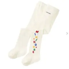 ミキハウス　ロゴ　タイツ　80