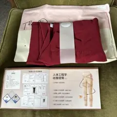 赤 着圧レギンス 体型補正機能付き　M-L