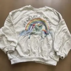 ビッツ ユニコーン柄裏毛トレーナー110