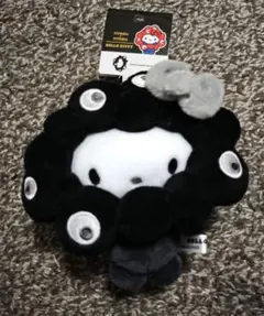 サンリオ黒ミャクミャクぬいぐるみキティ 2025年大阪・関西万博の公式キャラクター「ミャクミャク」・サンリオ