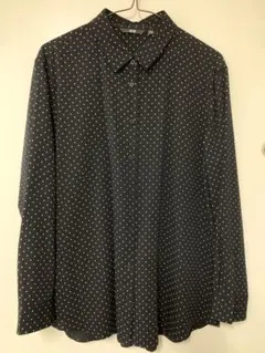 UNIQLO黒ドットシャツ　レディース