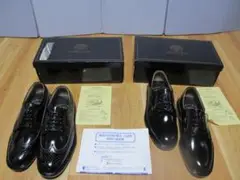 未使用 Shin Nihon Shoes 革靴 25cm 3E 黒 箱付２セット