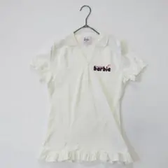Barbie golf by パーリーゲイツ　フリルVネックシャツ　サイズ1