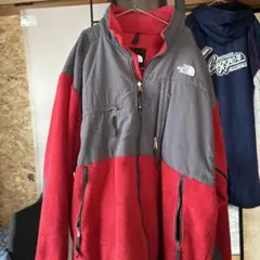 THE NORTH FACE フリースジャケット XL グレー/レッド