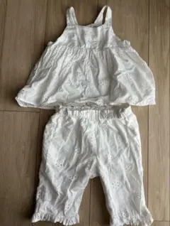 H&M ガーゼキャミソール、パンツ　セットアップ