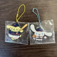 サンリオ　侍ジャパン　ダイトーくじ　アクリルキーホルダー 2個セット