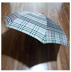 BURBERRY バーバリー ノバチェックレッド 晴雨兼用長傘 一本傘 - メルカリ