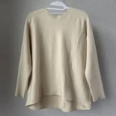 AMERICAN HOLIC アイボリー 長袖ニット M アメリカンホリック