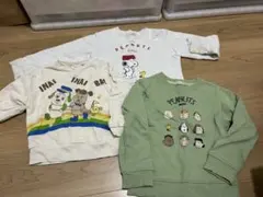 100、110のトレーナー3点