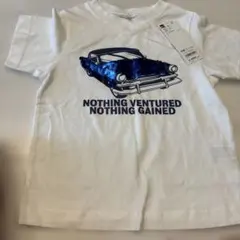 新品未使用　gu スパンコールtシャツ　車　クラシックカー　Tシャツのサムネイル