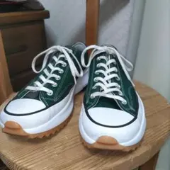 ［韓国限定］コンバース ランスターハイク ローカット 緑 27cm