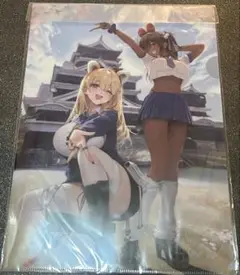 【新品未開封】NIKKE／ティア・ナガ／エリア防衛戦第二弾／クリアファイルセット