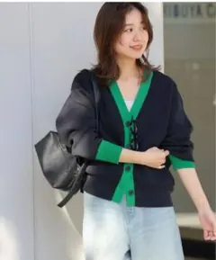 レイヤード カーディガン