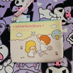 リトルツインスターズ　フラットポーチ