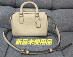 COACH ミニ ローアン クロスボディバッグ・シグネチャー レザー《新品》
